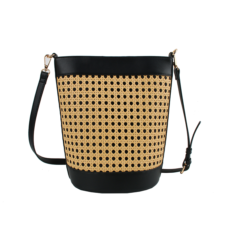 Bolsa bucket de couro PU EBG17020